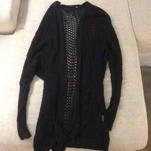 Black cardigan